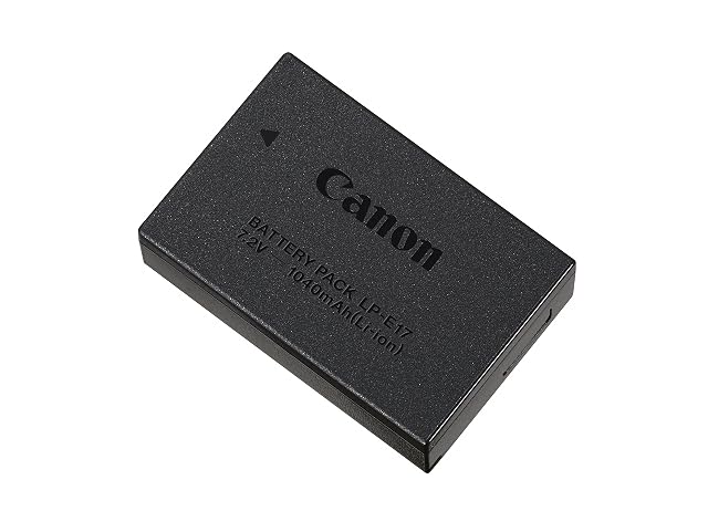 Accu Canon LP-E17 noir, debout